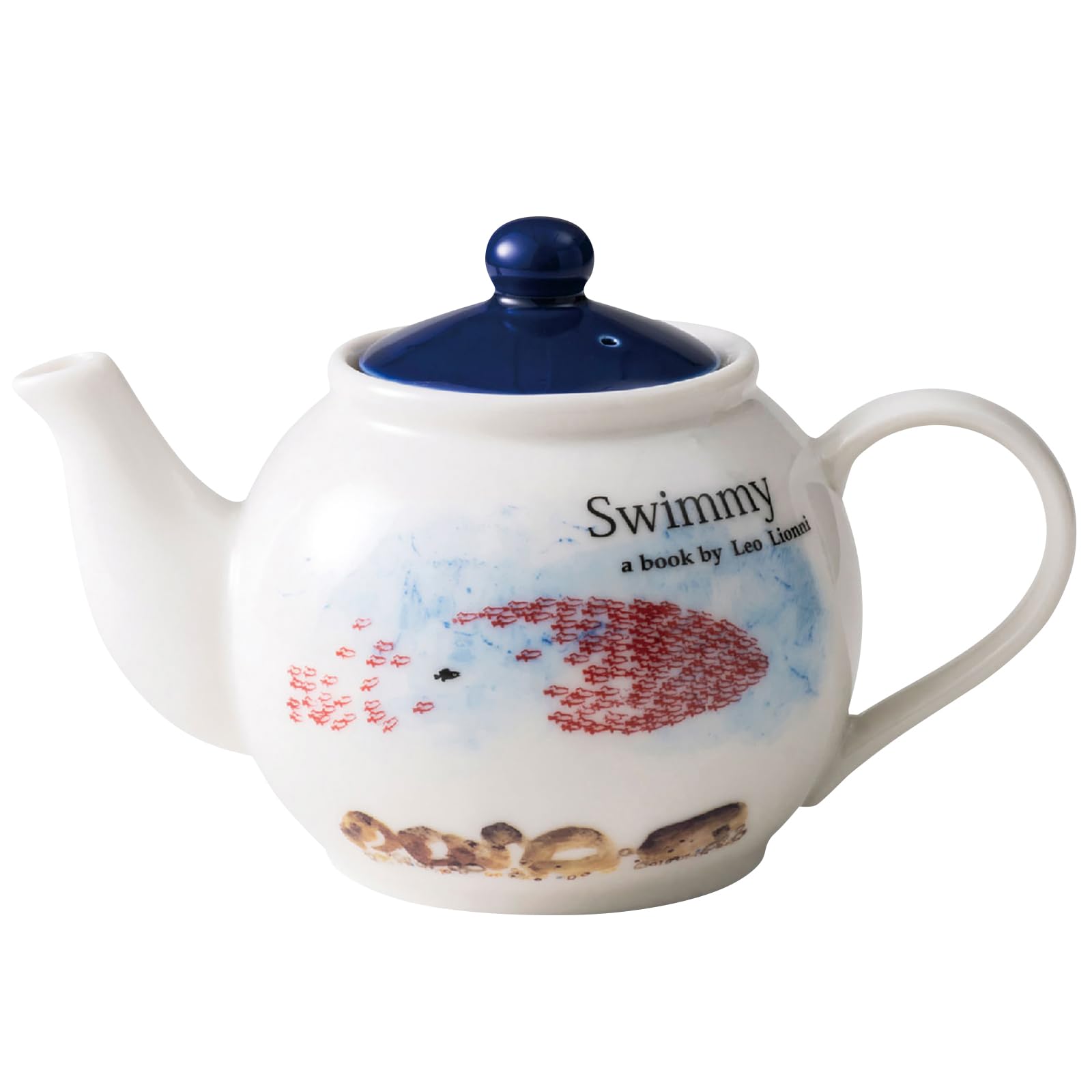 Leo Lionni Teapot Swimmy Mino Leo Lionni microwave and dishwasher Made in Japan (approx. 520ml) - design, ware, merchandise, safe, (Item No. 278727)