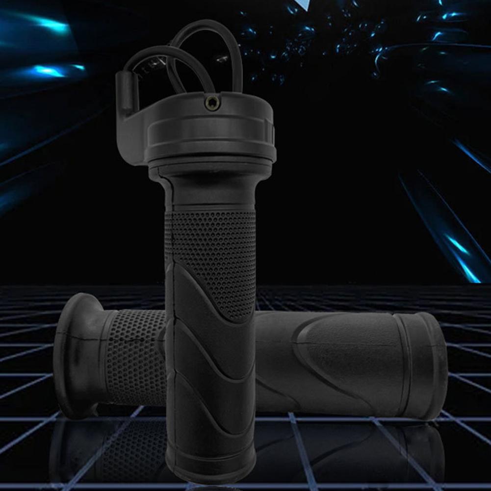 Universal Ebike Throttle Grip 24V 36V 48V E-Bike Handle Rubber Electric Bicycle Accelerator Scooter Parts Motorcycle Accessories