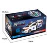 Electric Universal Dance Police Car Music Light Rotating Automatic Door Simulation Ambulance Toy