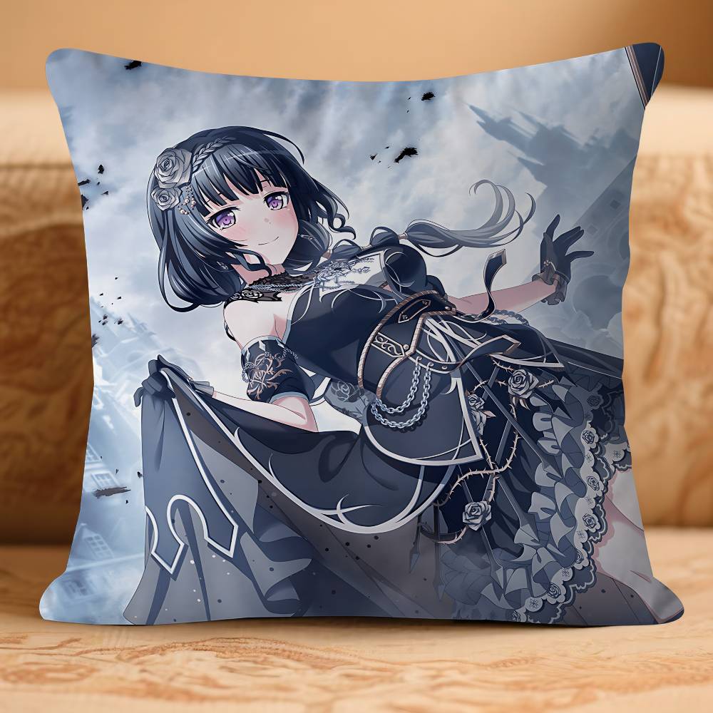 R-rinko Anmie S-shirokaneA Pillow Case Removable Washable Cushion Cover – All-Season Soft Linen