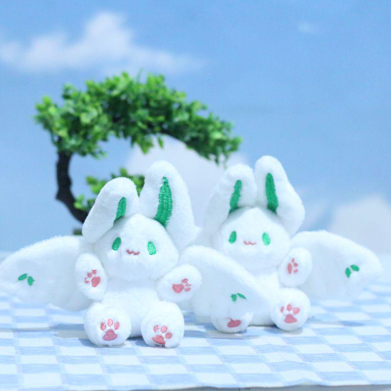 Flying Bunny Bat Wings Plush Toy Pendant & Keychain