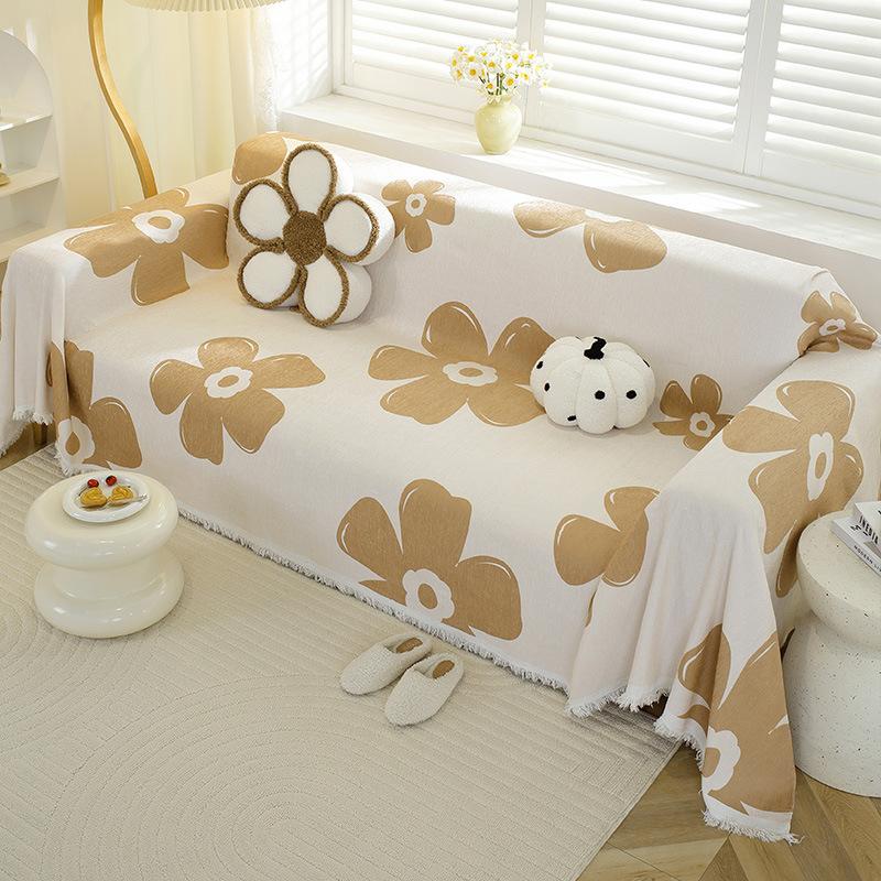 Chenille Sofa Cover Autumn and Winter New One-piece Thickened High-grade Non-slip Can Be Covered with A Universal Sofa Towel