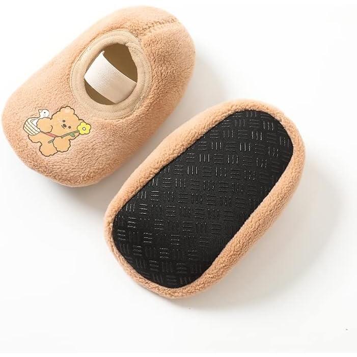 [Baby koi] Baby Shoes, Girls, Boys, Socks, Children's Shoes, Socks, Newborns, 2 Pair Set, Room Shoes, Non-slip for Kids