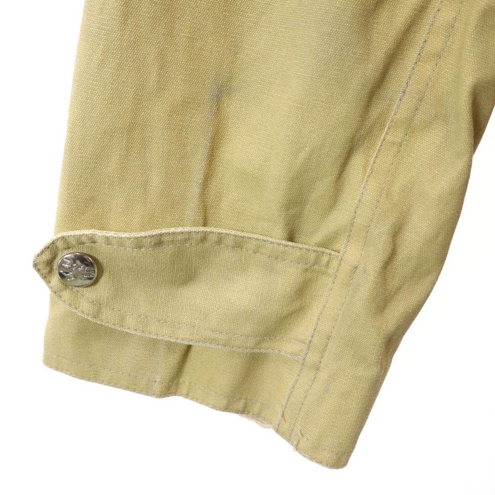 PIERO GUIDI Made In Italy Cotton Jacket XS Beige Blouson Men's Used