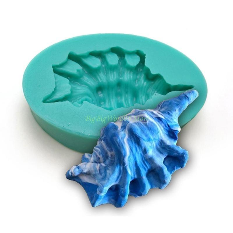 24TE DIY Fondant Moulds Clay Molds Soap Mould DIY Marine Life Series Modeling Moulds Silicone Material for Kitchen DIY Baking