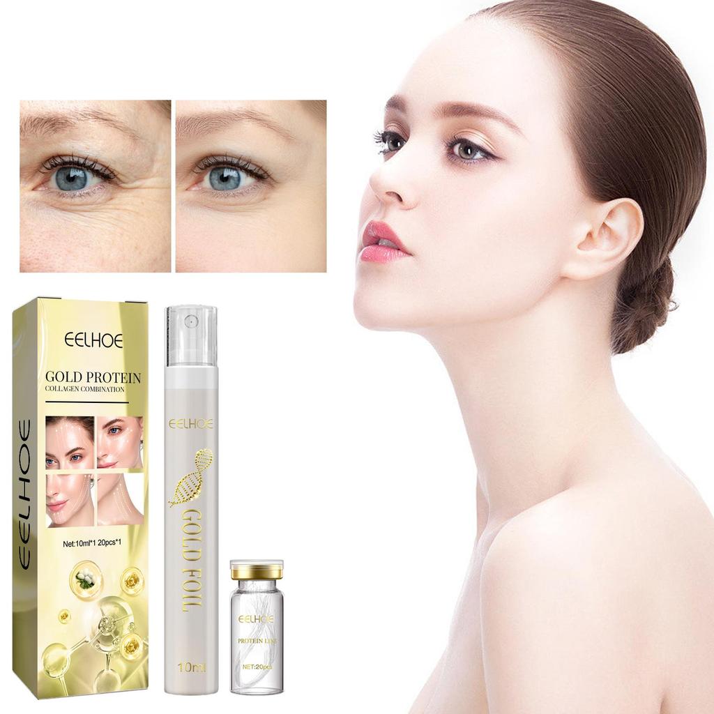 EELHOE Protein Line Firming & Lifting Kit Face Fine Lines Contouring Skin Firming Moisturizing Serum