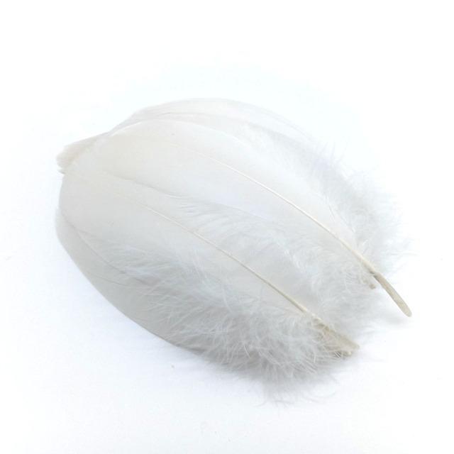 20pcs /Lot Goose Feathers For Crafts Diy Pluams Jewelry Making Wedding Clothing Decoration Accessories Needlework Plumes 15 .20cm