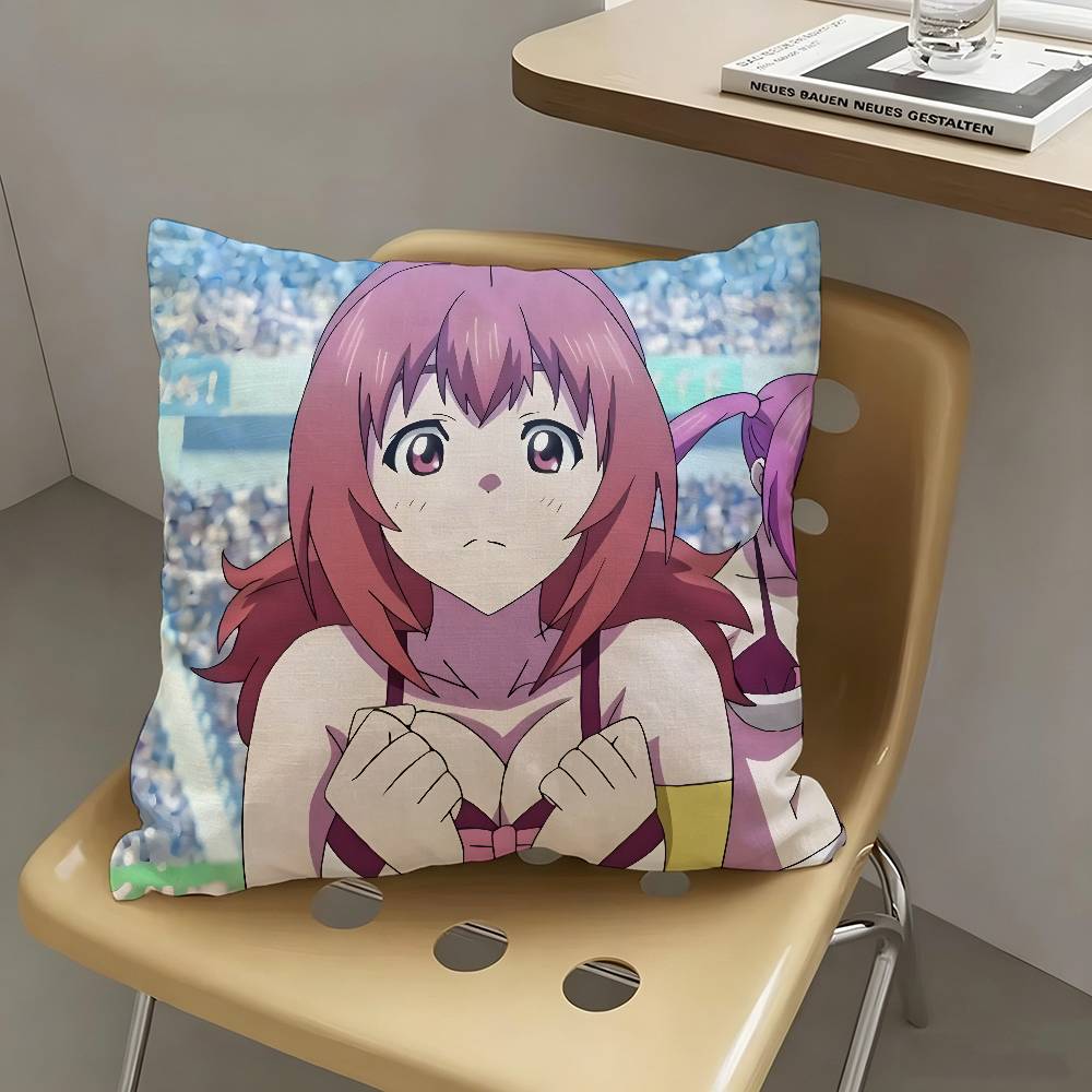 1pc Non Toyoguchi Anime Characters Pillow Case Fashion Square Pillowcase Bedroom Sofa Room Ins Decoration Leisure