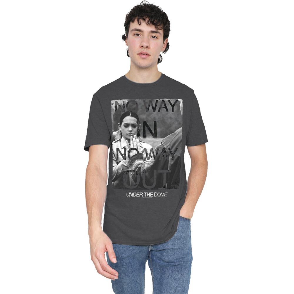 Under The Dome Trapped T-Shirt S-2XL Charcoal XXXXL