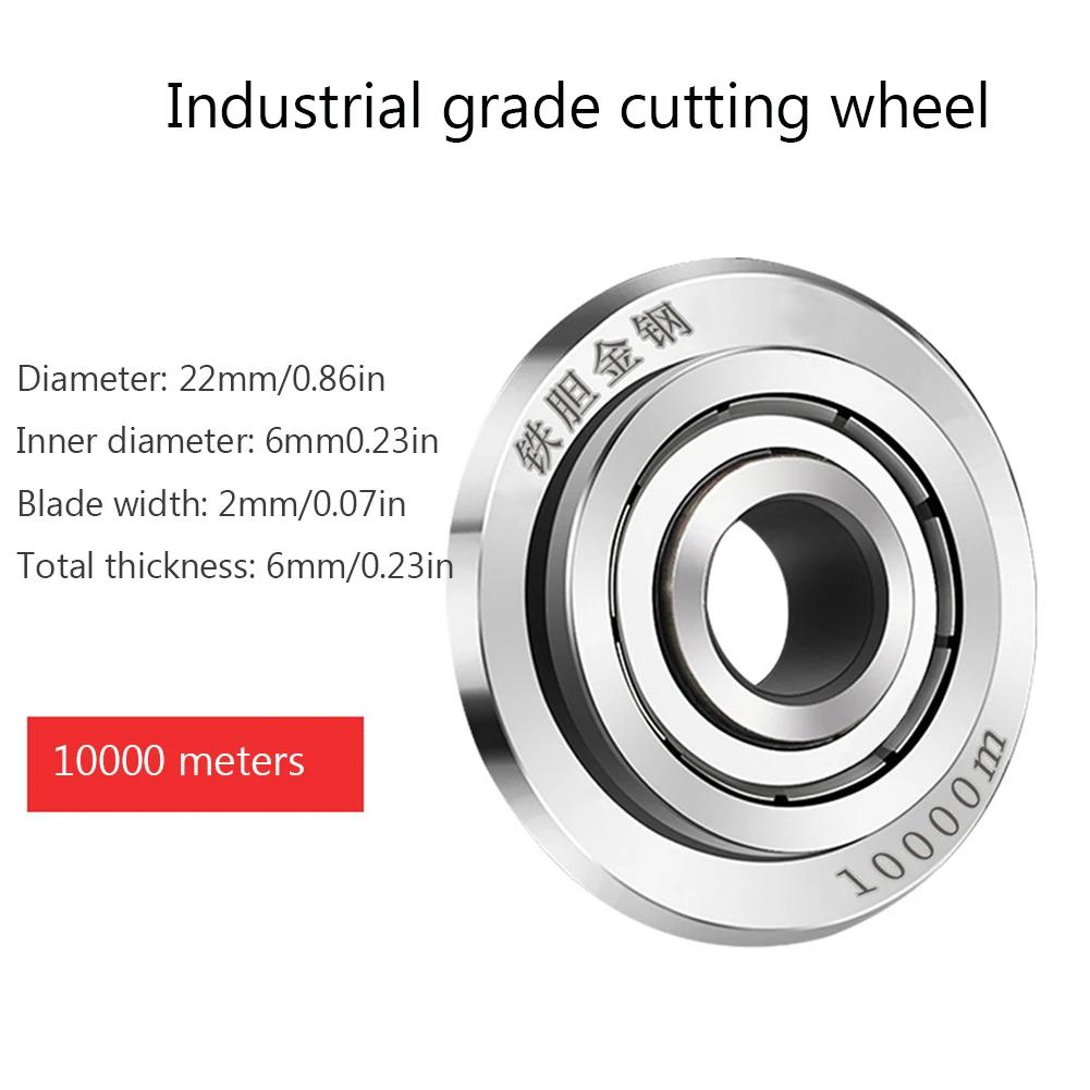 Tile Cutting Wheel High Hardness Glass Ceramic Tile Cutter Wheel Alloy Cut-Off Wheel Blade Sharp for Manual Tile Cutting Machine