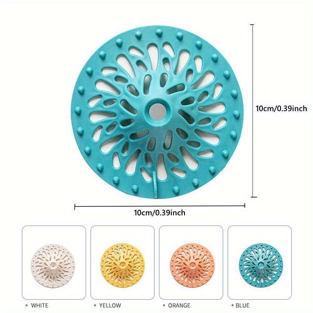 Easy Install Hair Catcher Shower Drain Strainer Filter for Bathroom Bathtub Kitchen Sink Anti Clogging Cover Accessories