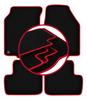Velour Floor Mats with Red Edge For: Rover 25 Hatchback (1999-2005)