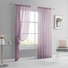 1pc Modern Solid Colour Sheer Curtain, Rod Pocket Curtains for Living Room Bedroom, Home Decoration, French Window Screen