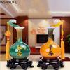 New Resin Peace Ruyi Vase Decoration Lucky Gift Living Room Study Office Desktop Decoration Decoration Opening Christmas Gift