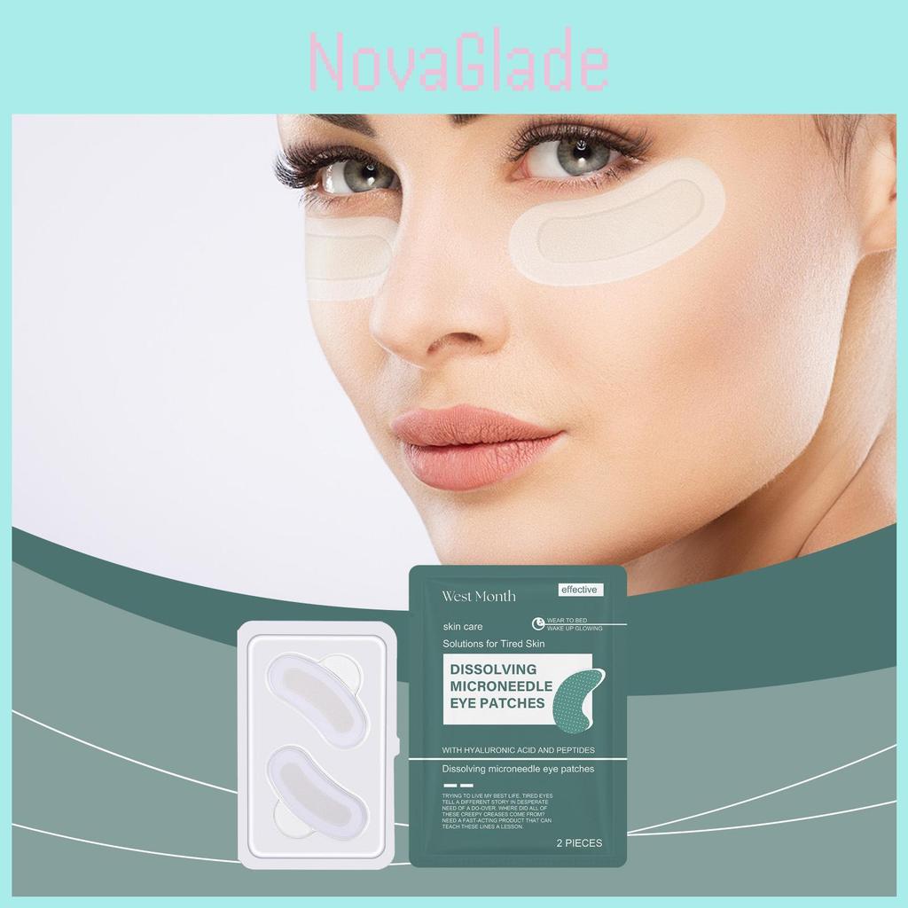 West Month Transparent Hyaluronic Acid Eye Masks For Brightening And Hydrating Skin