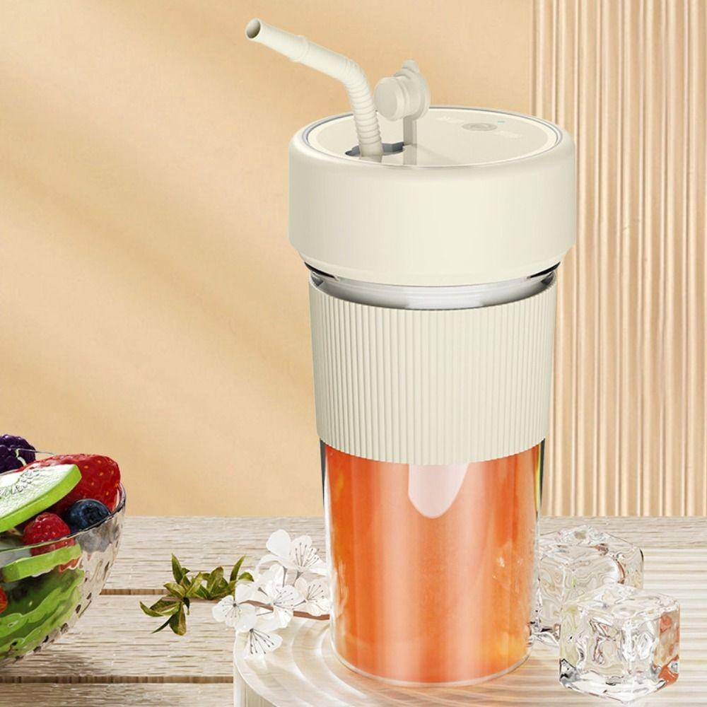 Handheld Electric Fruit Juicer Cup 350 ML Juice Blender Cup Multifunctional Juice Mixer Cup Home