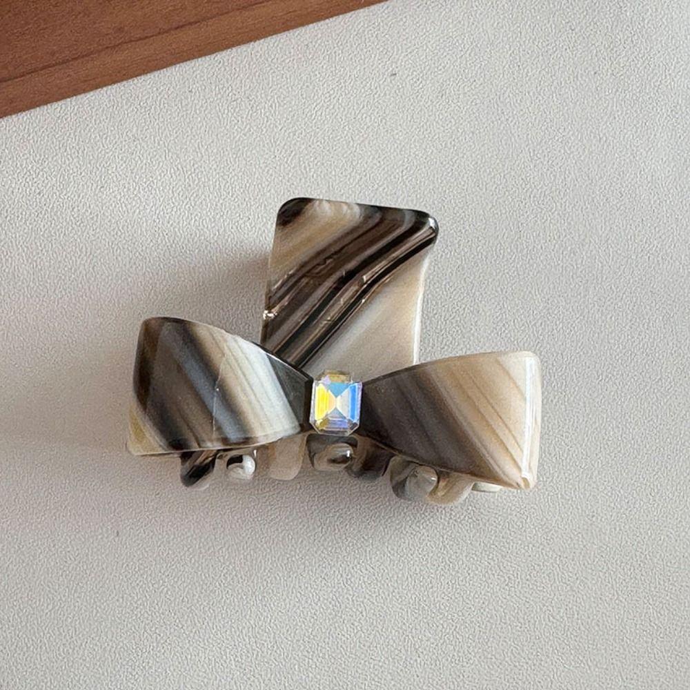 

Vintage Bow Hair Claw Non-slip Acetic Acid Hair Clip Hair Styling Accessory Style P