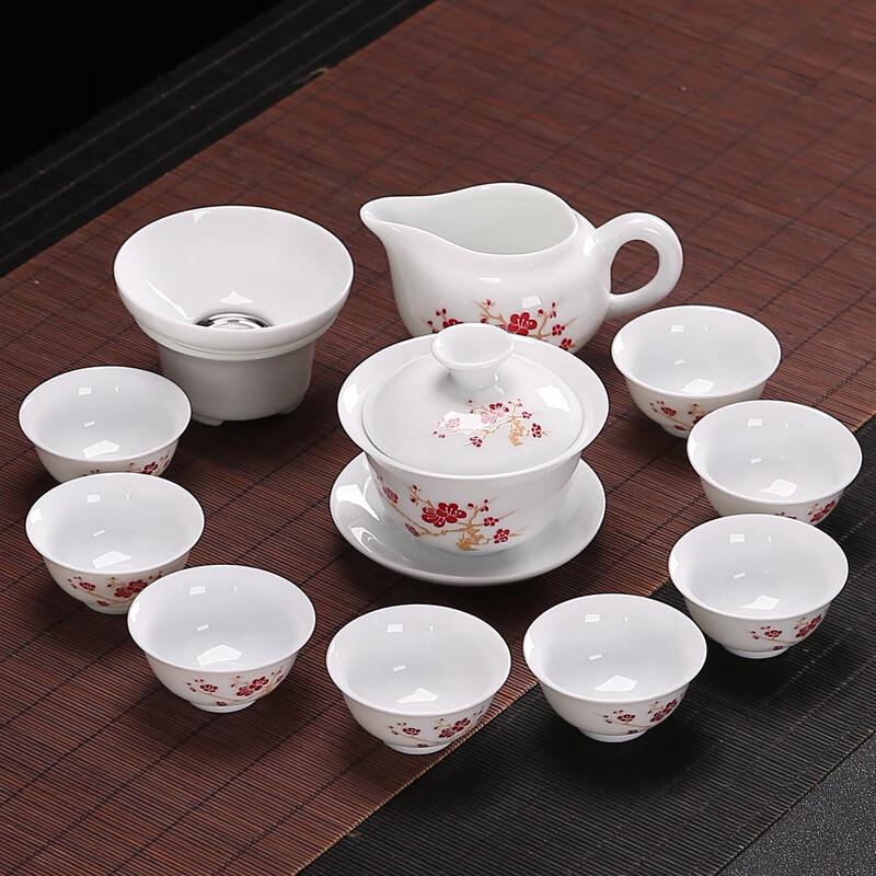 White Porcelain Kung Fu Tea Set