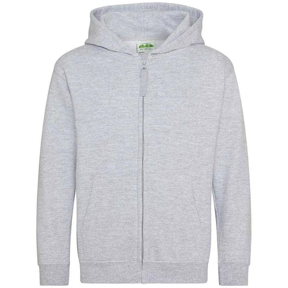 Awdis Childrens/Kids Heather Zipped Hoodie