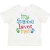 Inktastic My Gramma Loves Me Grandson Granddaughter Baby T-Shirt Grandchild Girl