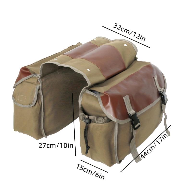 Motorbike Bag Large Capacity Motorcycle Riding Travel Canvas Waterproof Panniers Box Side Tools Bag Pouch For Motorbike