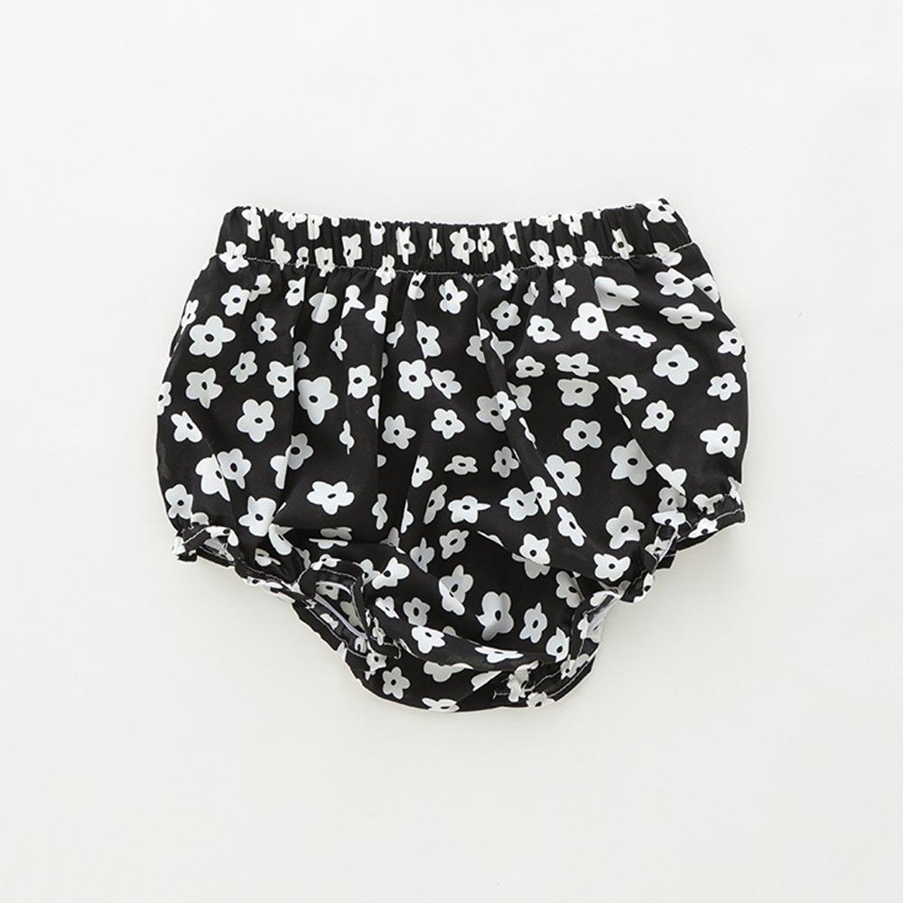 

Літній комплект із двох предметів для новонародженої дівчинки: Безрукавні майки та квіткові панталони 66 cm