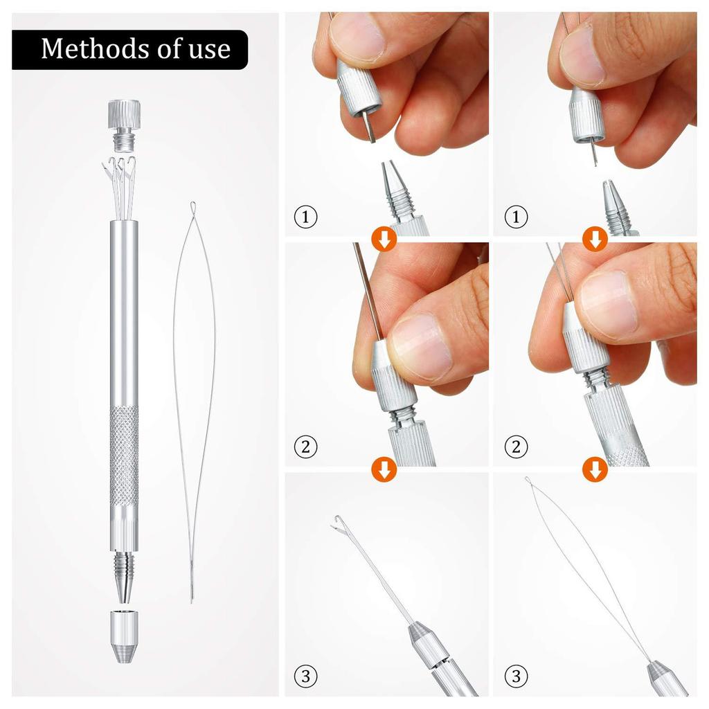 Hair Extension Tools Alloy Thrder Pulling Hook   for Professional Hair Styling Accessory