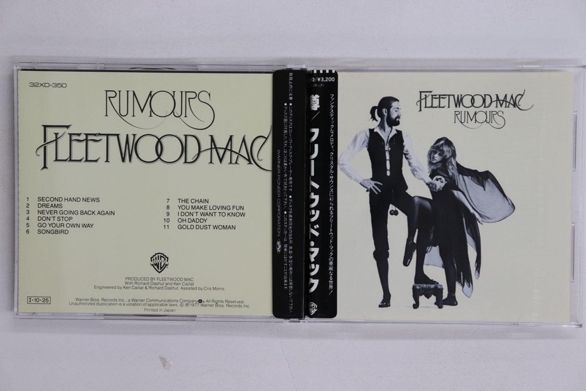 CD FLEETWOOD MAC Rumours 32XD350 WARNER BROS 1985 Япония Obi Рок Б/у
