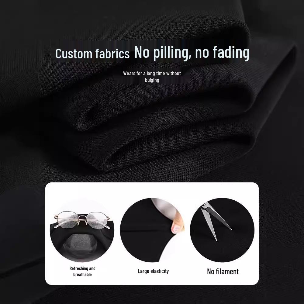 2024 Women's High-Waisted Elastic Slim Fit Black Flared Pants