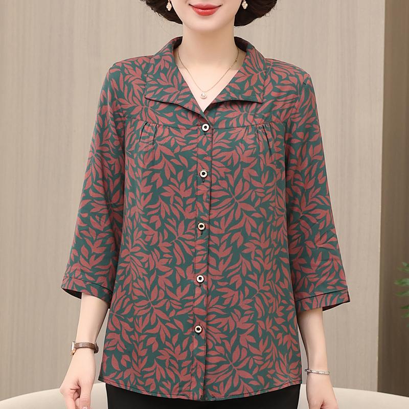 

Елегантні літні топи для жінок, вінтажний одяг, повсякденні сорочки з довгими рукавами великих розмірів 2XL