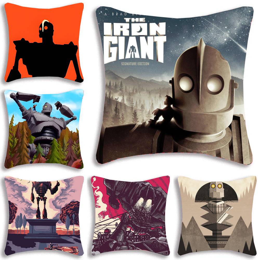 The Iron G-Giant Animated Movie Pillow Case Sofa Cushion Cover Room Home Decoration