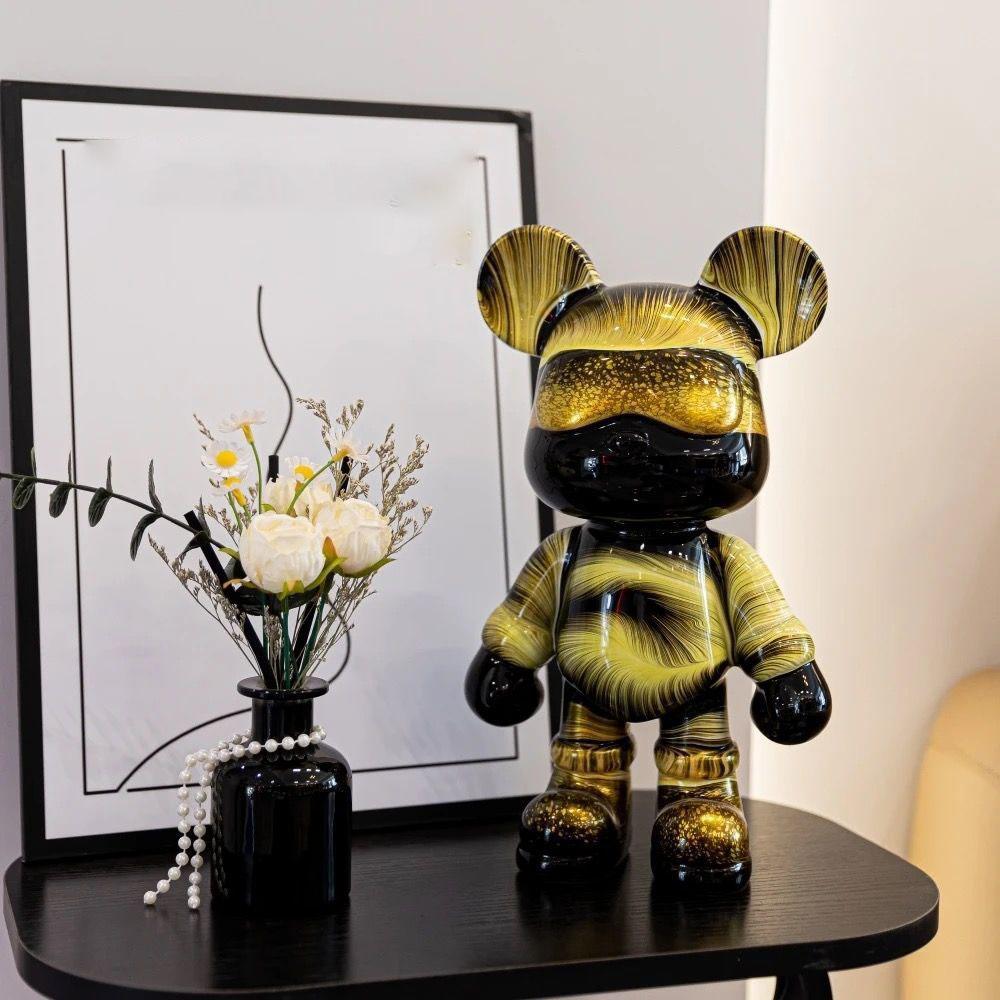 Gewalttätiges Bären-Sparschwein, Wassertransferdruck, Wohnzimmer, Leichter Luxus, Schlicht, Trendig, Dekorative Artikel, TV-Schrank, Weinschrank, Eingangsbereich