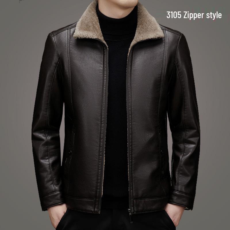 

Мужская зимняя куртка из овчины с меховой подкладкой Pierre Cardin L (90-113 jin)