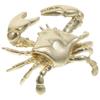 1pc Brass Crab Cabinet Handles Nautical Drawer Pulls Decorative Sea Theme Knobs For Kitchen Bathroom Furniture Hardware Pulls