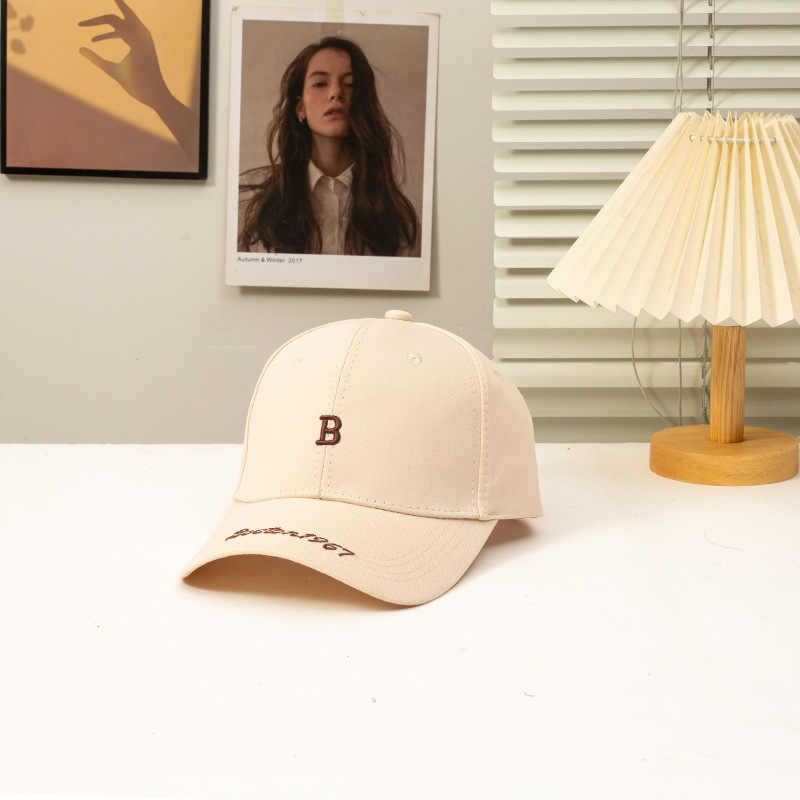 B standard hard top head circumference adjustable baseball hat men's summer face small new women's cap