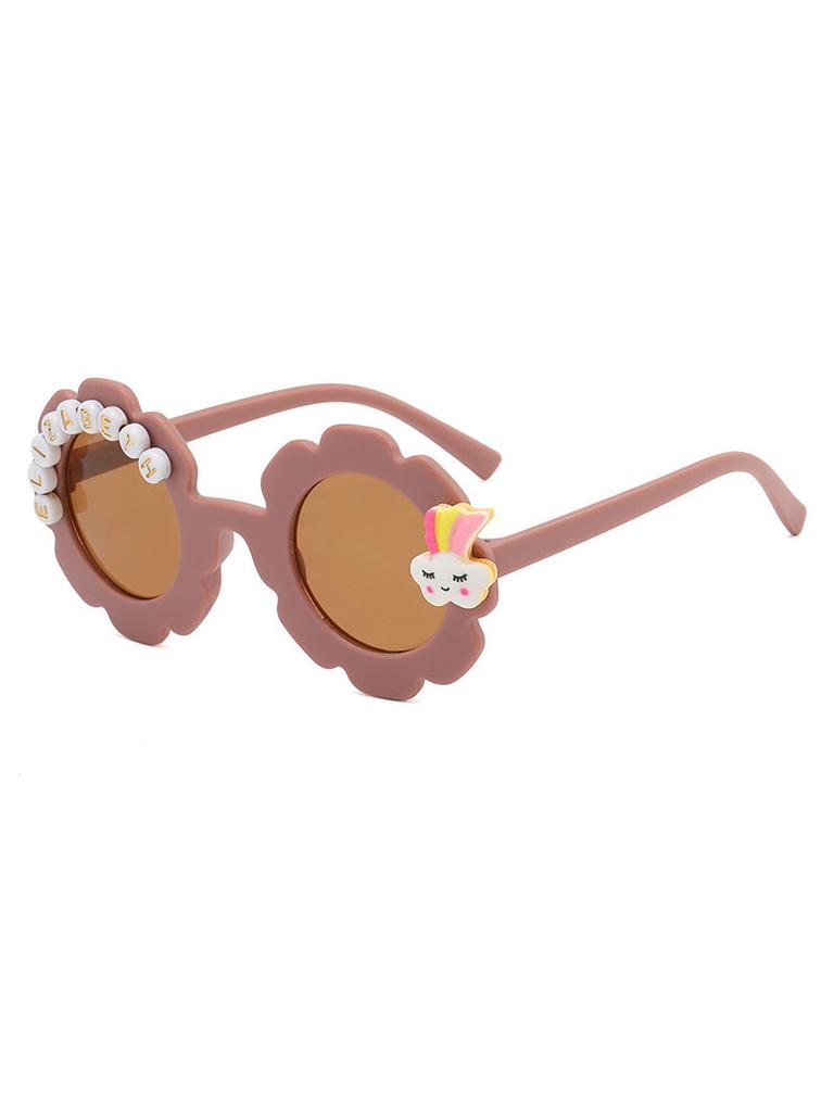 2026 Adorable Bunny Flower Kids ELIZABETH Sunglasses Matte Toddler Cute Summer Vacation Eyewear Outdoor Sun Glasses KJ265