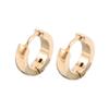 Round Circle Stainless Steel Unisex Geometric Jewelry set Hoop Earrings Drop Earring Stud Earring