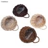 1PC Wall Hanging Flower Planter Wicker Rattam Basket Garden Vine Pot Indoor Plants Holder 4 Colors