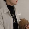 Vintage Kpop Small and Big Coin Pendant Necklace for Women Long Chain Neck Pendants Choker Jewelry 2021 Chocker Collar for Girl