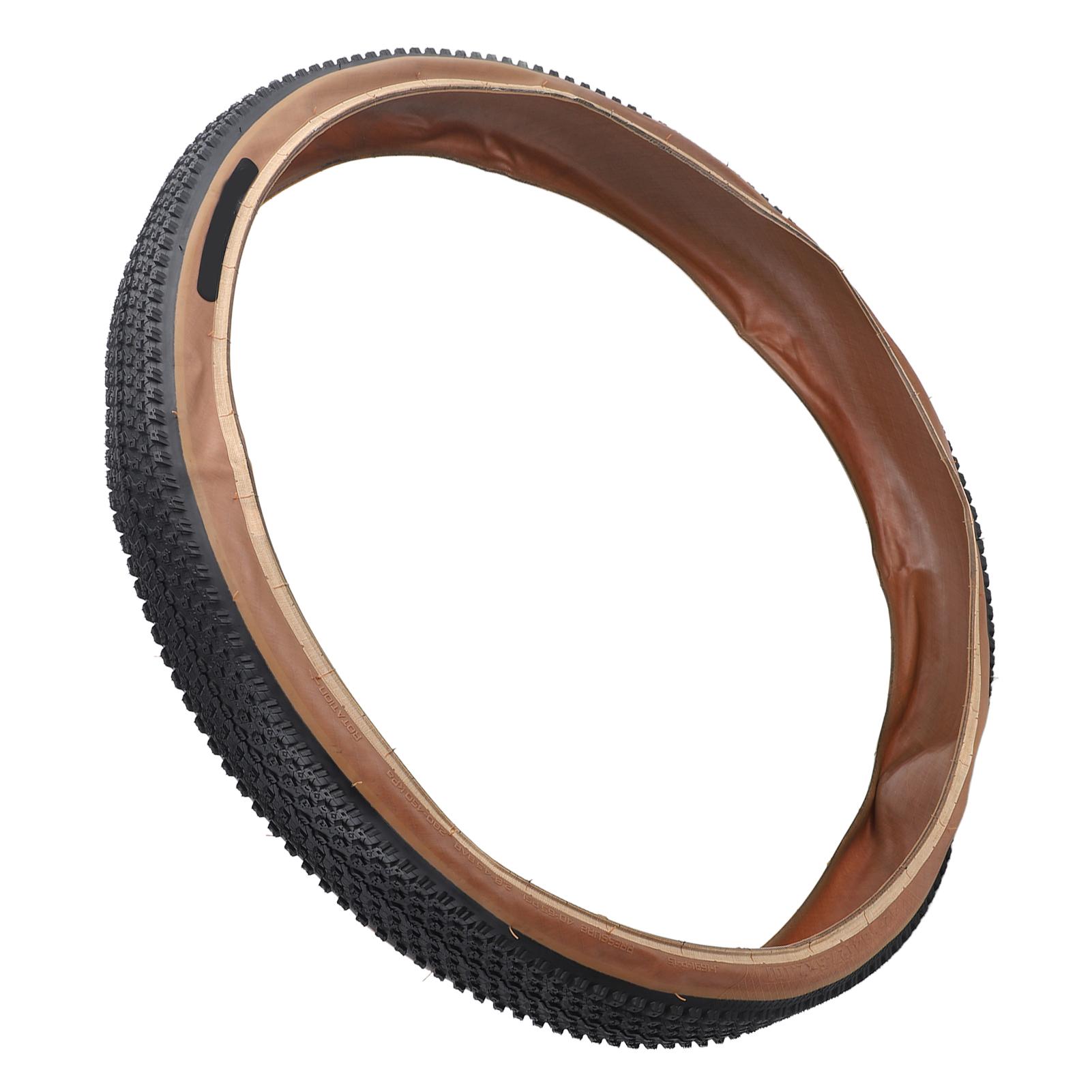 

Bike Outer Tire Foldable 27.5x2.1 Tread Surface Rubber Bicycle Outer Tire Replacement for Mountain Bike Road Bike Black