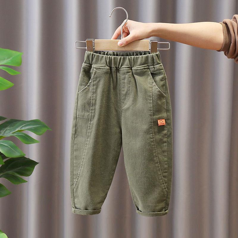Spring Kids Pants Trousers Boys Thin Long Pants Spring Fall Casual Wear Simple Design Baby Childrens Clothing