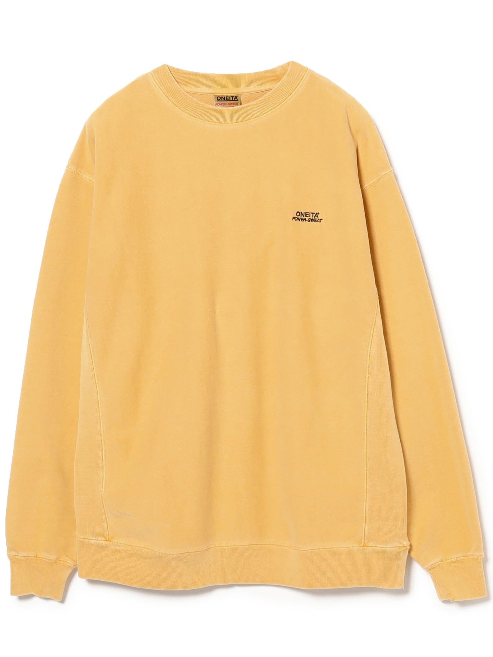 

Beamsty ONEITA Pigment Dye Crewneck Sweat, Men s Mustard, Size L, 24AW, 75130692146