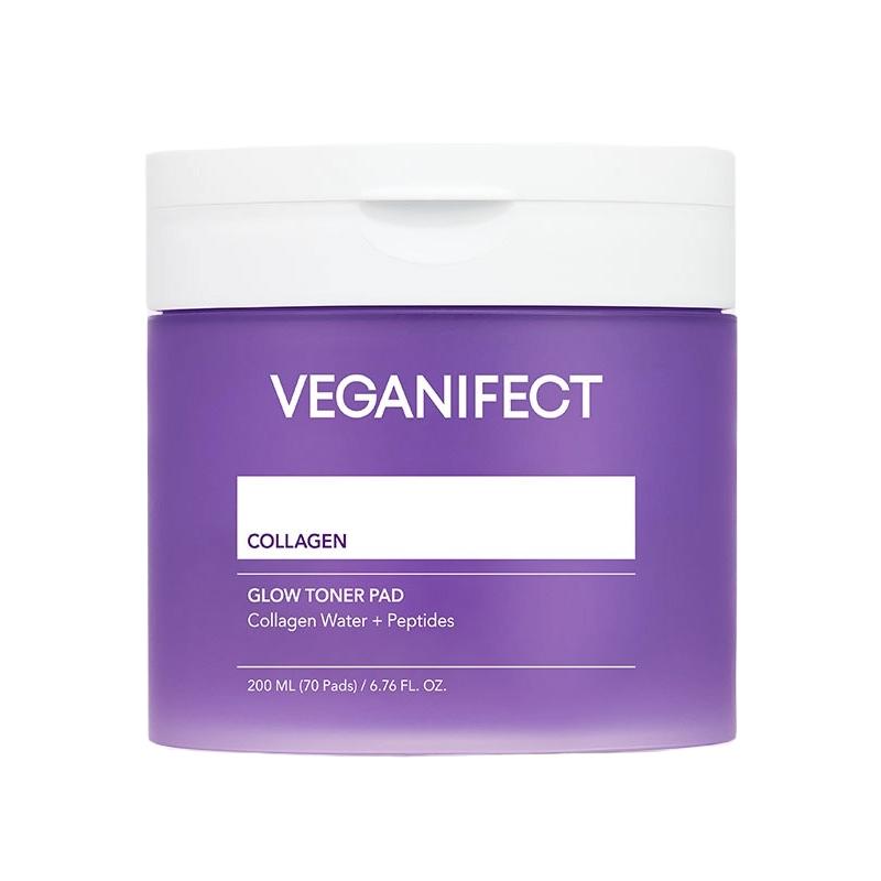 Veganifect Collagen Glow Toner Pad 200ml 70EA