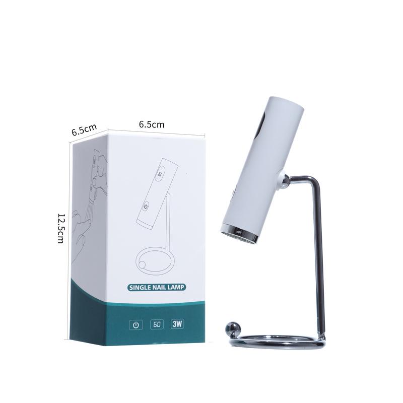 Portable Rechargeable Nail Art Phototherapy Drying Lamp белый
