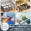 manekinext Trading Card Case, Large Capacity Design, Fully Clear, with Dividers, Small Item Storage, Organizing Goods