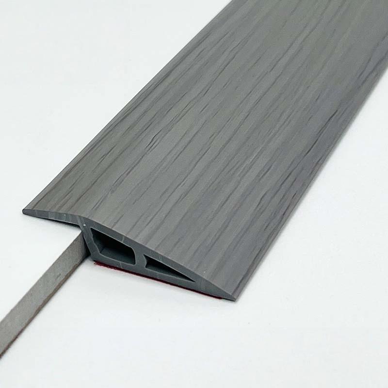 1pc 1/2m Carpet to Tile Floor Transition Strip Wear-resistant Self Adhesive Threshold Ramp PVC Cuttable Edging Trim Household