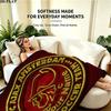 1PC AFC Ajax Custom Name Patterned Flannel Blanket Suitable For All Seasons for Home Decor Warmth and Comfort Gifts Holiday Present