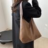 Stylish Retro Tote Shoulder Bag For Women In Black Brown And Coffee Colors
