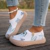 Frühlings- und Herbst-Damenschuhe Atmungsaktive Laufschuhe Rutschfeste Sport- und Freizeitschuhe