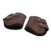 Horse Fetlock Boots Breathable Impact Absorbing Air Perforated Horse Hind Legs Boots for Fetlock Injury Protection Brown